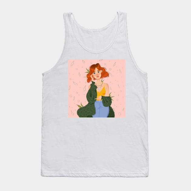 Spring girl Tank Top by Polly